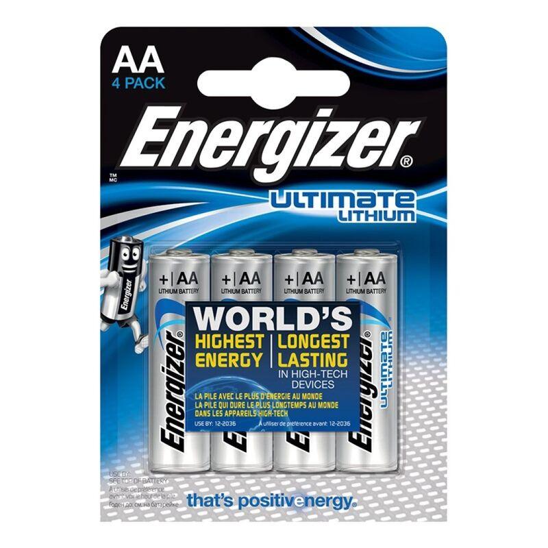 Energizer - Ultimate Lithium Aa L91 Lr6 1,5v *4