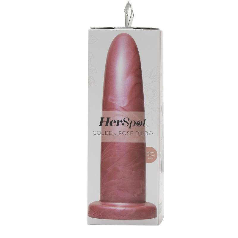 Fleshlight - Herspot Dildo Golden Rose Large Pink