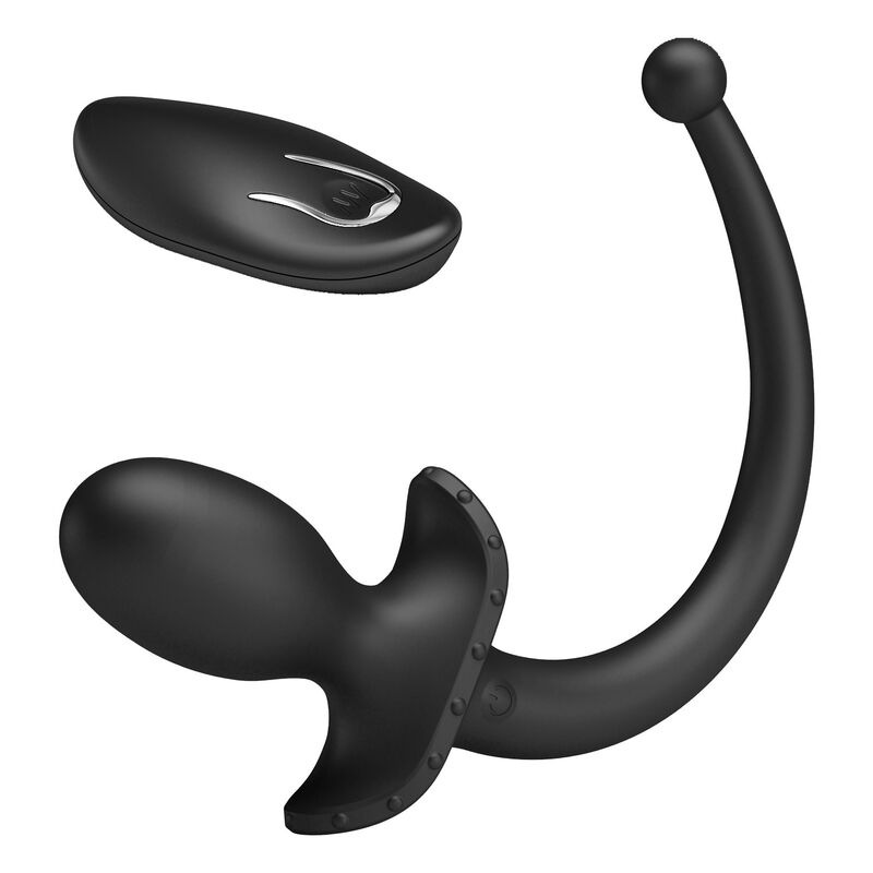 Mr play - wireless remote control anal and perineum vibrator black 5