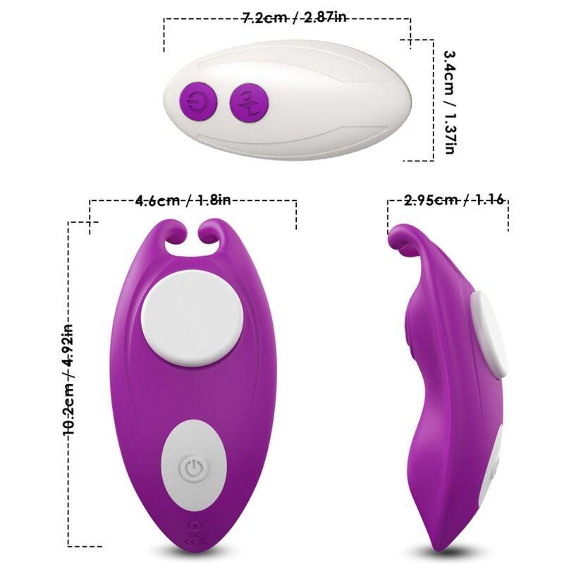 Armony - Honeybee Wearable Panties Vibrator G-Spot Remote Control Purple 3
