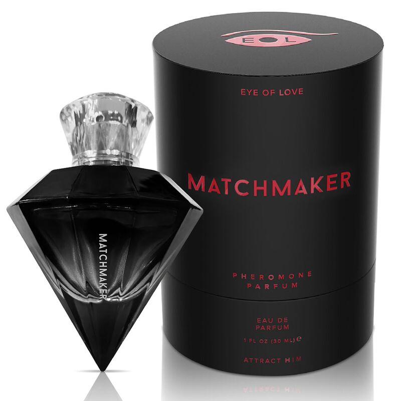 Eye Of Love Matchmaker Black Diamond Lgbtq Perfume Attract Him 30ml - Pánske Feromóny