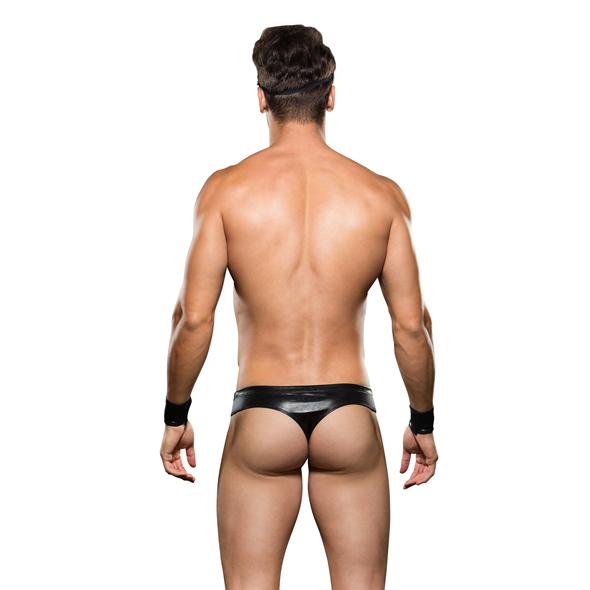 Envy - Biker Bikini Bottom/Cuff/Hat 3 Pcs Black M/L 3