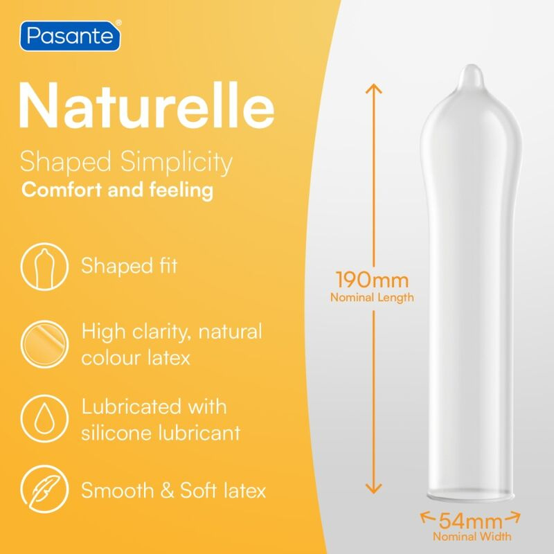 Pasante - naturelle kondómy 3 ks 3