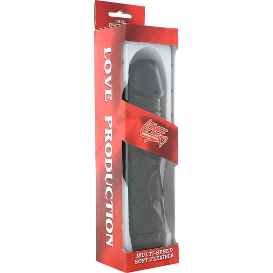 Seven creations - perfect pleasures black vibrator 22 cm 1