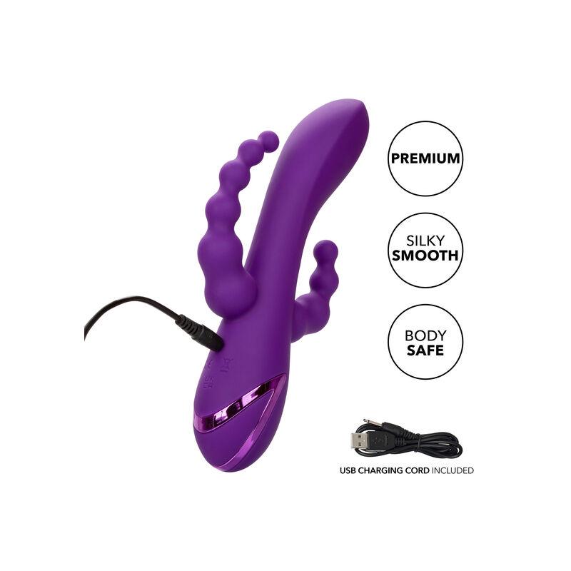 Calex Long Beach Bootylicious Purple - Multifunkčný Vibrátor 5
