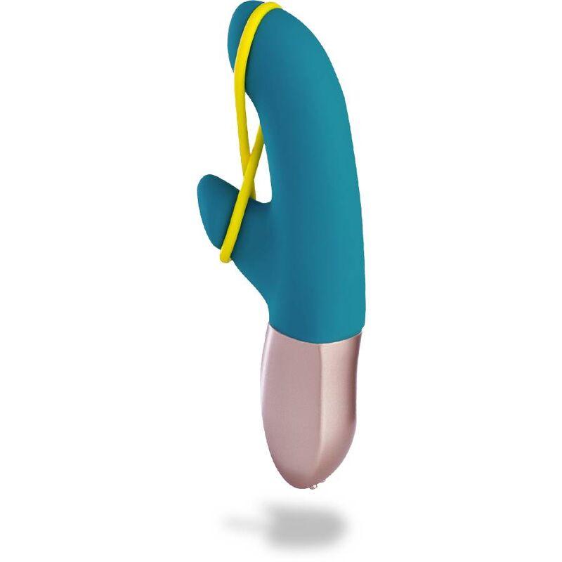 Fun Factory - Amorino Mini Vibrator Petrol & Neon Yellow 3