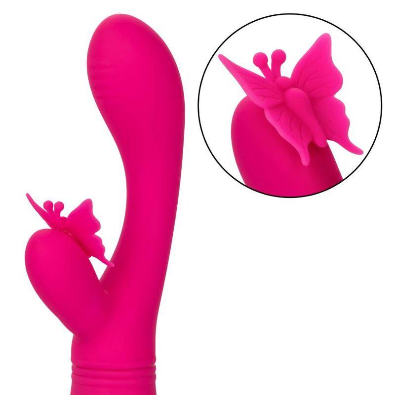 California Exotics Butterfly Kiss Flutter Pink 4