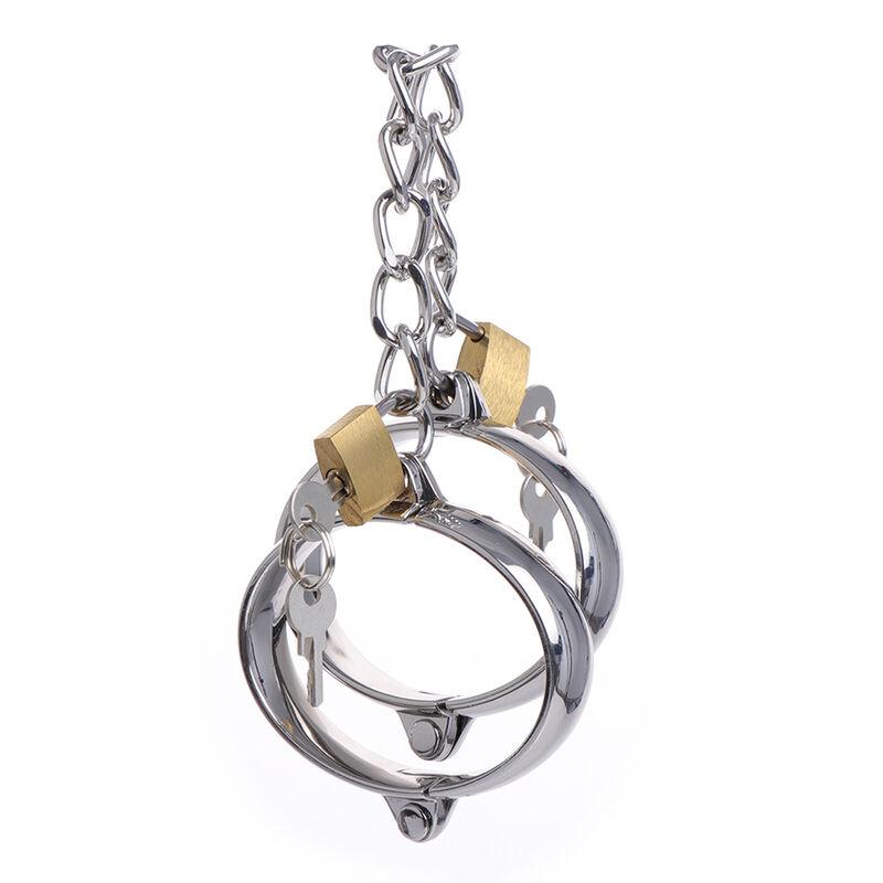 Ohmama Fetish Metal Hands Cuffs 6