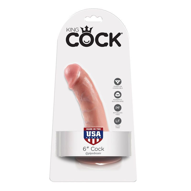 King cock - 6 dildo flesh 15.2 cm