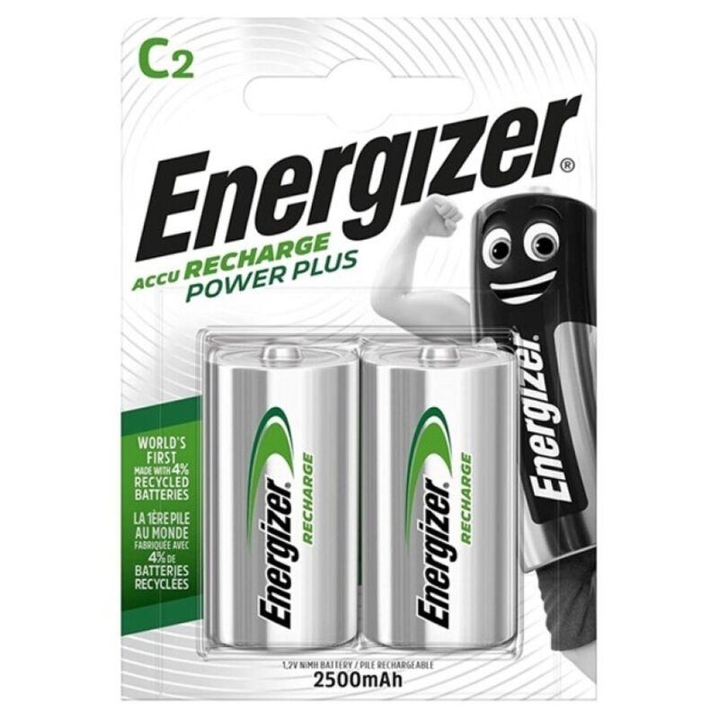 Energizer Power Plus Rechargeable Battery Hr14 C 2500mah 2 U