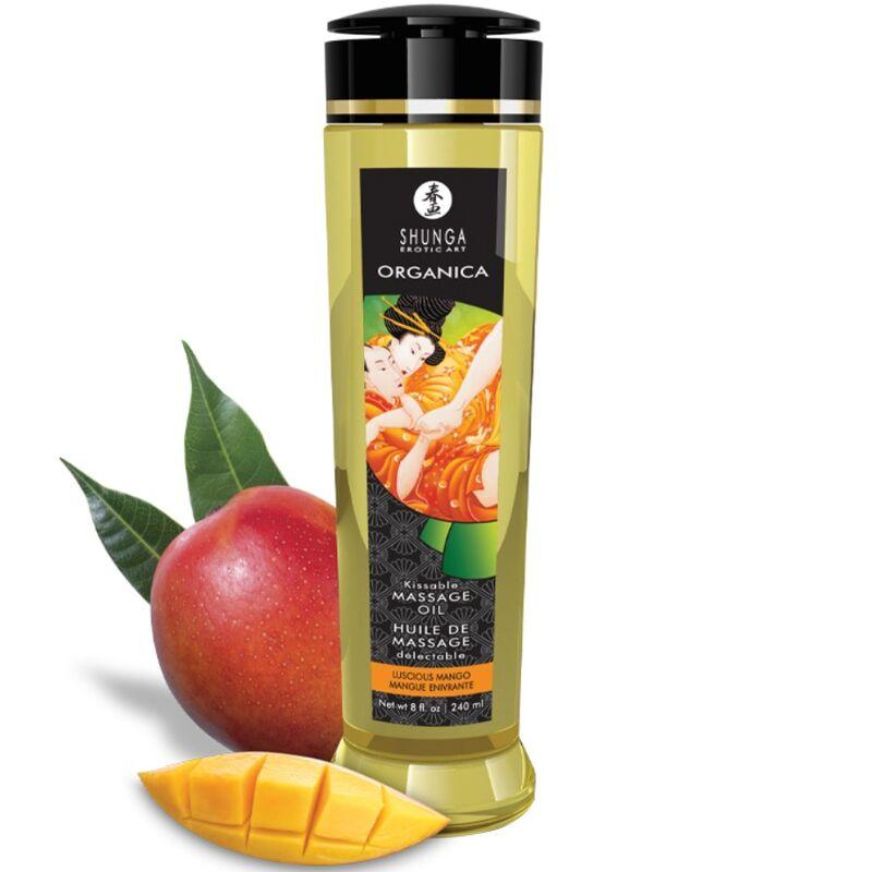 Shunga - organic massage oil mango 240 ml