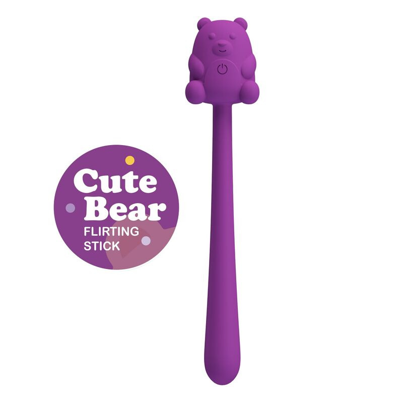 Pretty love - cute bear flirting stick rechargeable vibrator