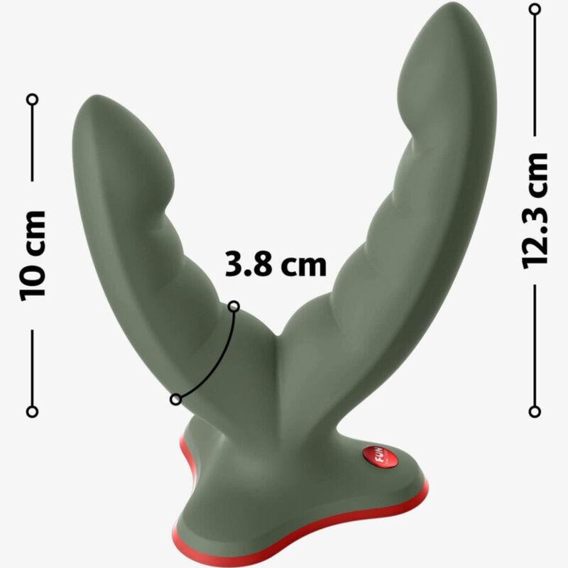 Fun Factory - Ryde Double Dildo & Massager Green 2