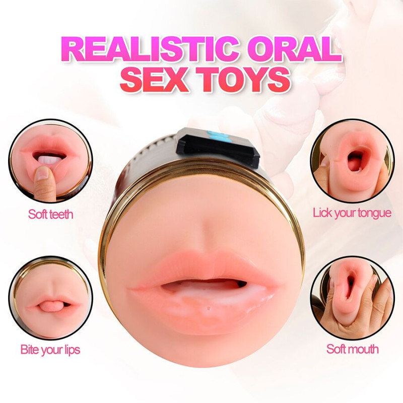 Shequ - kay double masturbator with dual mouth and vagina vibration 14
