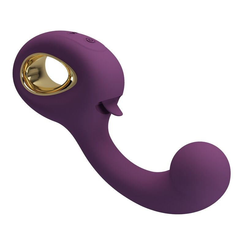 Pretty love - brynnlee rechargeable vibrator with oral stimulator 10 vibrations & 5 licking function 3