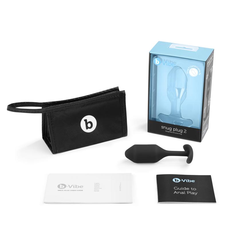 B-Vibe - Snug Butt Plug 2 Black 2