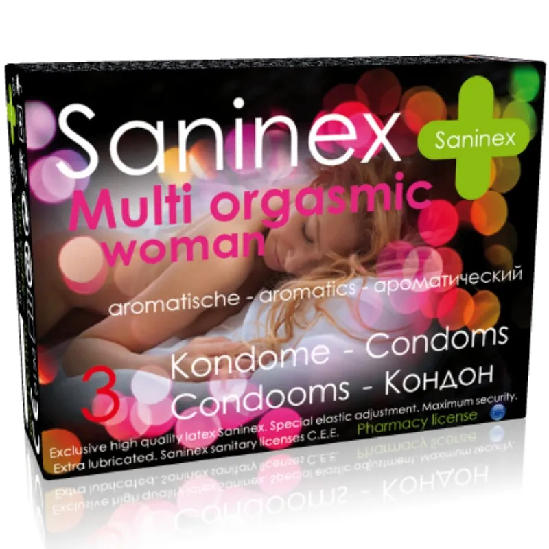 Saninex Condoms Multiorgasmic Woman Condoms 3 Units