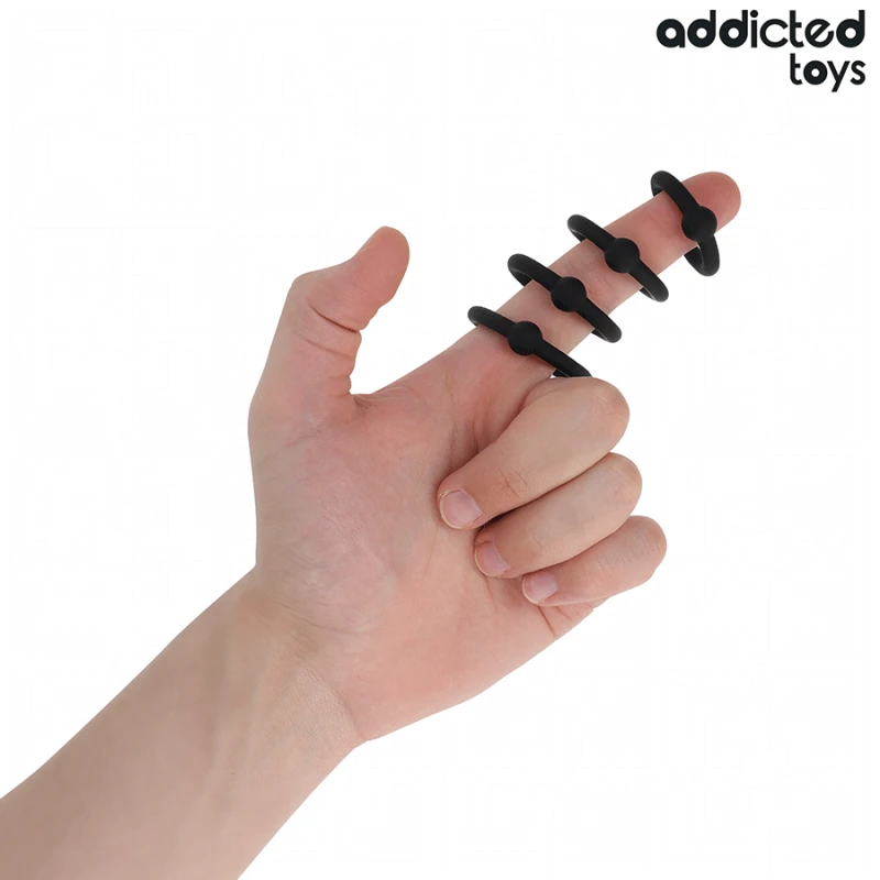 Addicted toys - set of pressure silicone rings 1