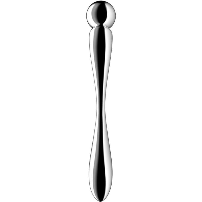 Satisfyer - star force 2 stainless steel double-ended dildo 1