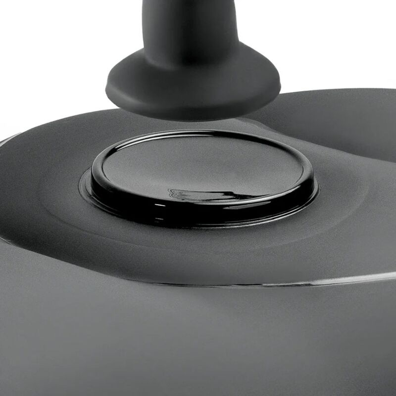 Fetish fantasy series - body dock inflatable love seat with dildo 69.2 cm black 4