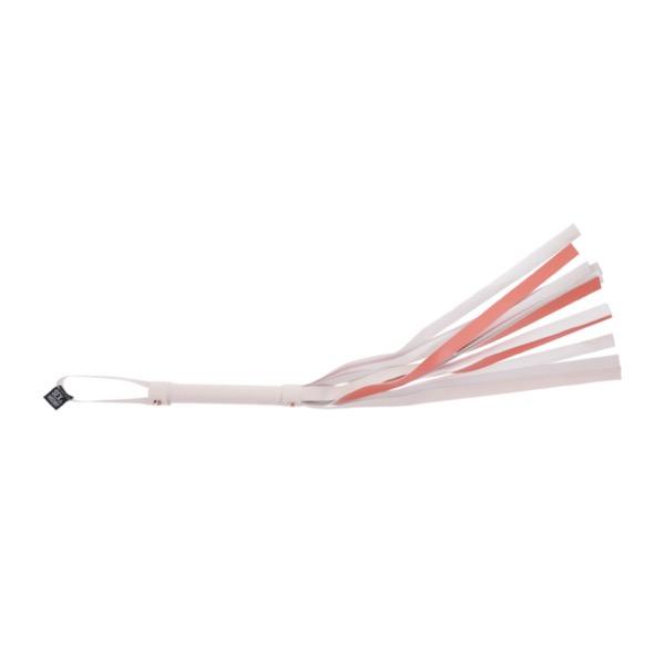 Sportsheets - S&M Peaches ‘N Creame Stripe Flogger Cream & Orange 8