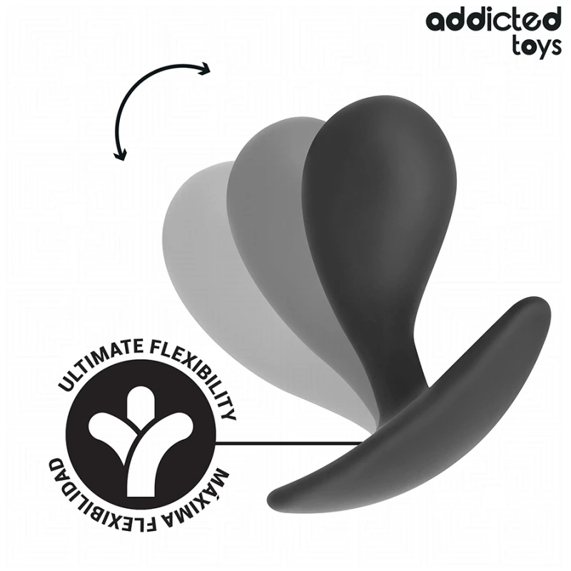 Addicted toys - set of 3 anal plug silicone model 3 4