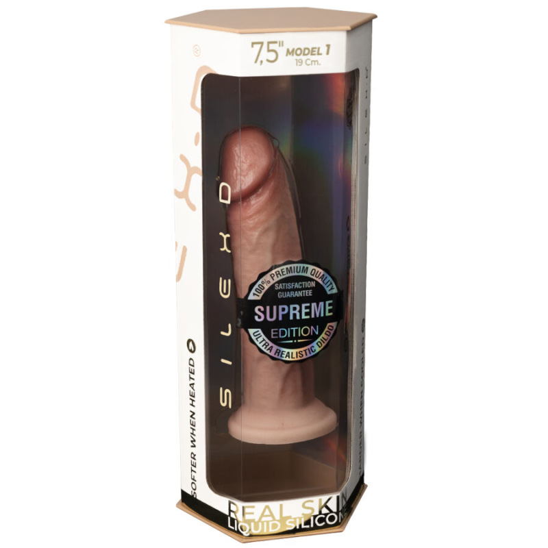 Silexd - realistic penis model 2 premium thermoreactive silicone 19 cm 5