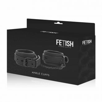 Fetish Submissive Ankle Cuffs Vegan Leather - Putá