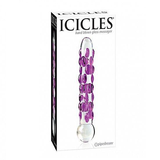 Icicles Number 07 Hand Blown Glass Massager 1