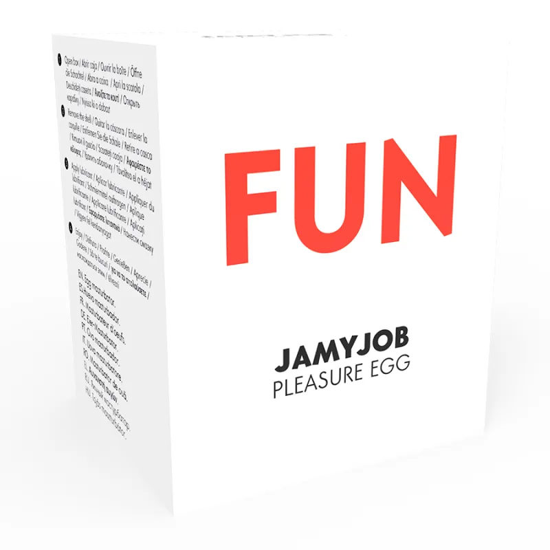 Jamyjob Egg Masturbator White Edition Discrett 9