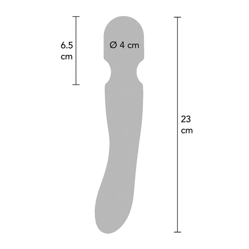 Toyjoy - light zenith wand massager black 2