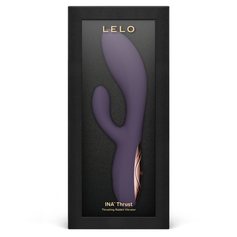 Lelo - ina thrust rabbit thrusting vibrator purple 11