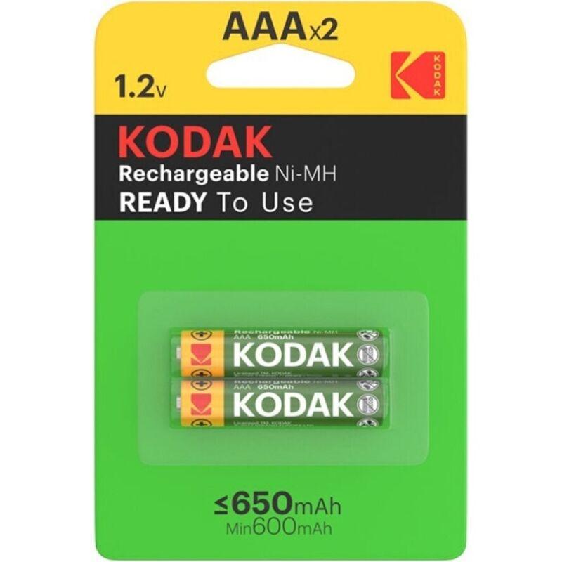 Kodak - rechargeable battery hr03 aaa 650mah blister*2