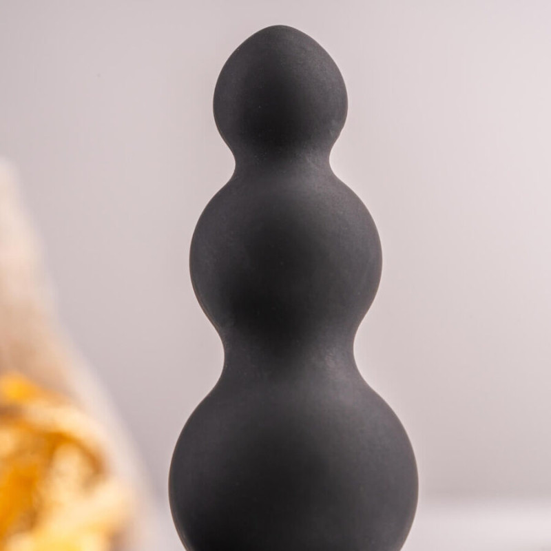 Rocks- off - petite sensations bubbles anal plug vibrator black 2