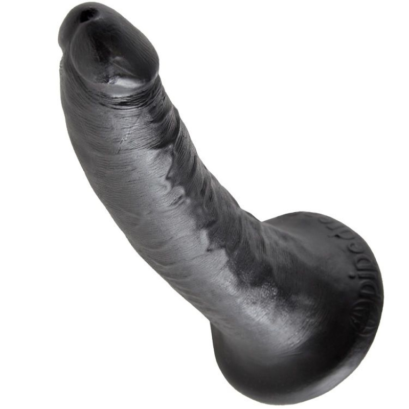 King cock - dildo black 17.8 cm 1