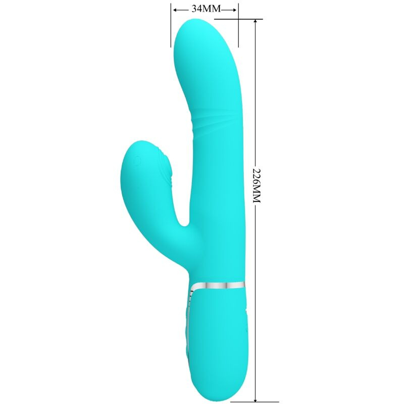 Pretty love - multifunction g-spot vibrator aqua green 1