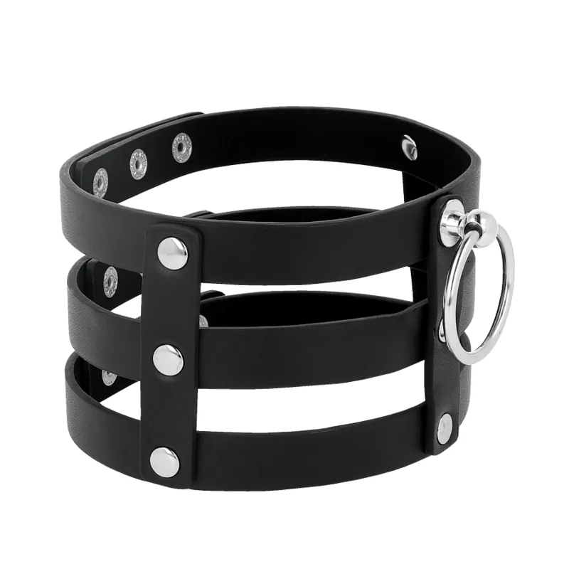 Coquette Hand Crafted Choker Vegan Leather  - Fetish 2