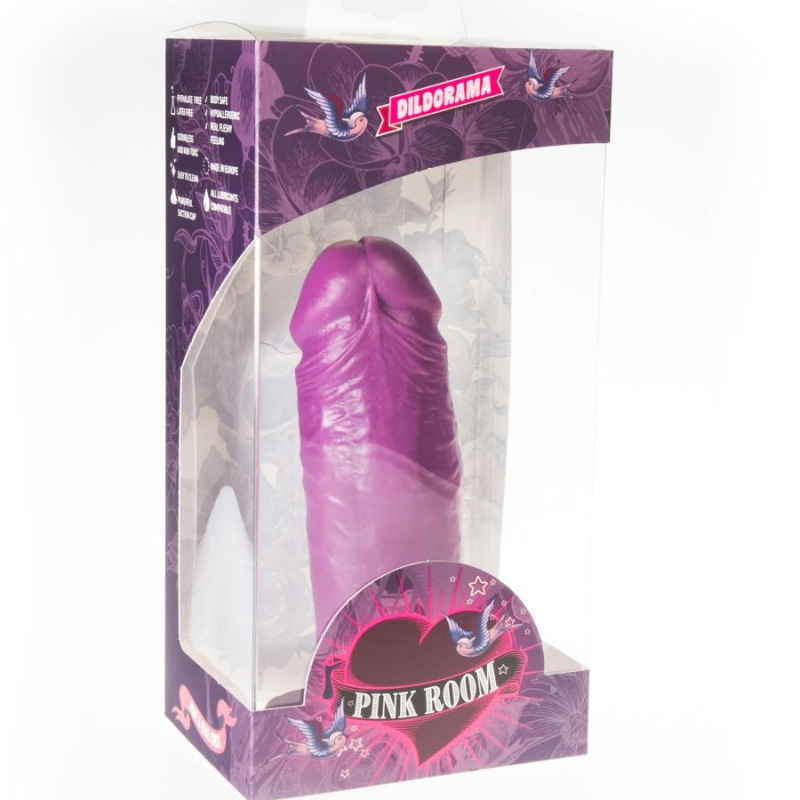 Pink room - dael realistic dildo purple 18.5 cm 1
