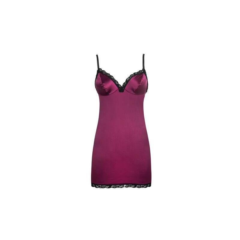 Livco corsetti fashion - phemiena cf 90433 chemise + thong burgundy l/xl