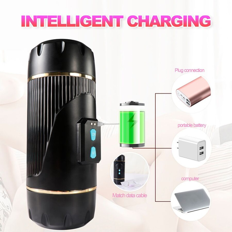 Shequ - kay double masturbator with dual mouth and vagina vibration 13