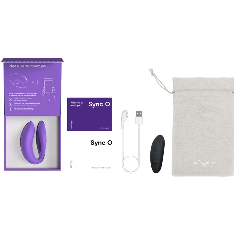We-vibe - sync o wrapping-stimulation couples vibrator light purple 1
