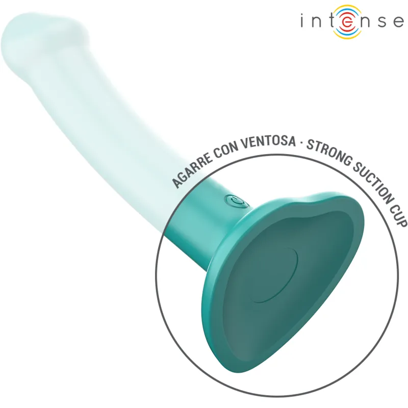 Intense - katie vibrator with suction cup 10 vibrations blue remote control 2