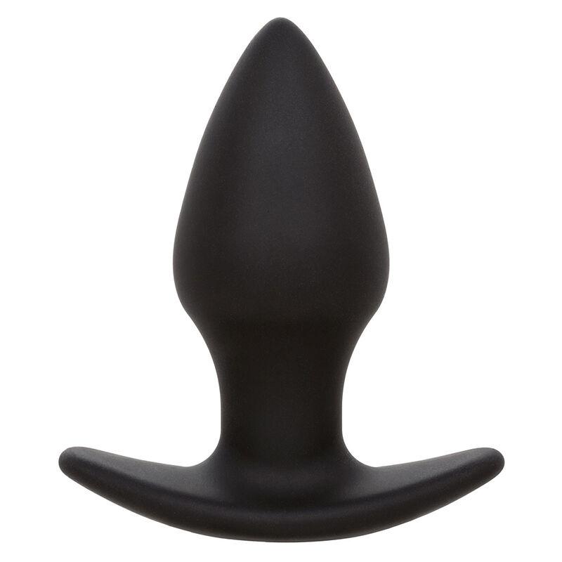 Calexotics - Rock Bottom Perfect Anal Plug 10 Vibrations Silicone Black