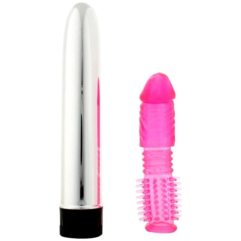 Sevencreations Twinz Vibrator With Stimulator Cover