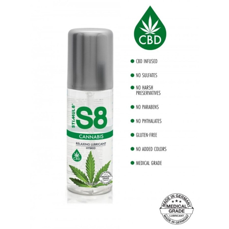 Stimul8 - s8 cannabis hybrid lubricant 125 ml 1