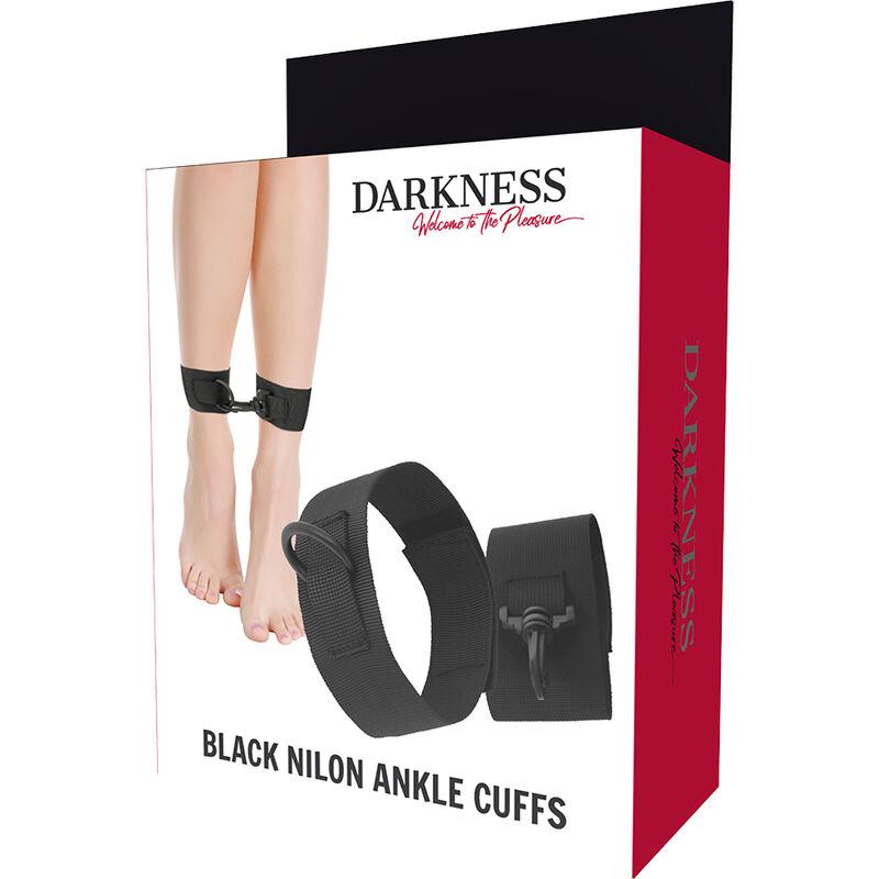 Darkness Beginners Nylon  Ankle  Cuffs  Black - Putá Na Nohy