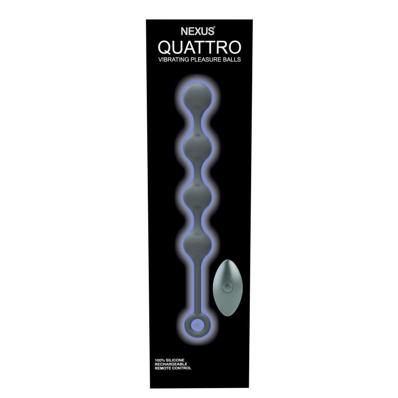 Nexus - Quattro Remote Control Vibrating Pleasure Beads Blac 2