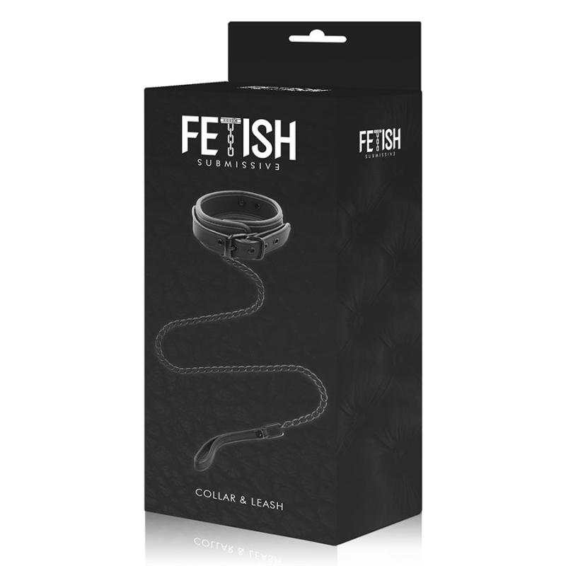 Fetish Submissive Collar With Leash - Obojok S Vodítkom 11