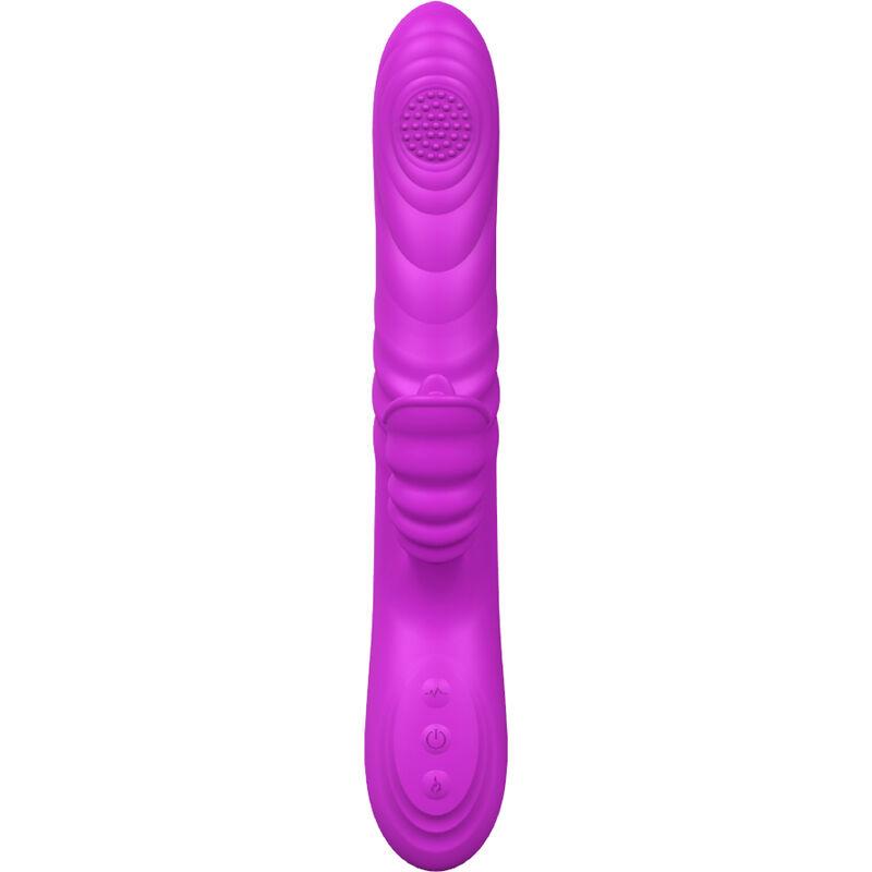 Armony - Angelia Multifunction Vibrator With Stimulating Tongue Violet Heat Effect 4