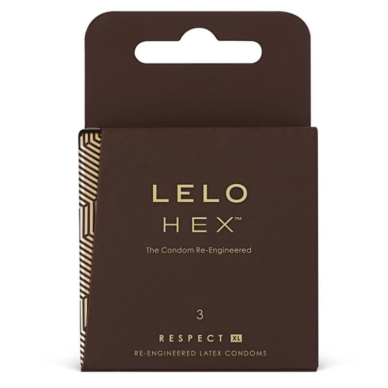 Lelo - HEX Condoms Respect XL 3 Pack - Kondómy